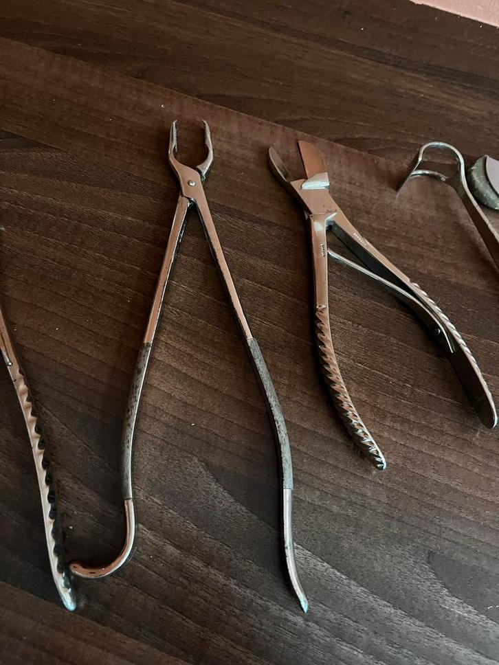 Vintage Medische Instrumenten Set, Antiek en Kunst, Antiek | Gereedschap en Instrumenten, Ophalen of Verzenden