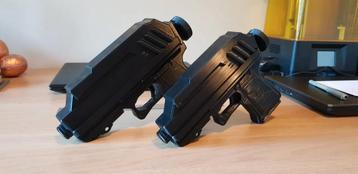 Captain Rex DC-17 Blasters 3D Geprint Star Wars Replica beschikbaar voor biedingen