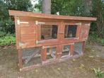 Groot dubbel konijnenhok., Dieren en Toebehoren, Knaagdieren en Konijnen | Hokken en Kooien, Ophalen, 90 cm of meer, Konijn, Hok