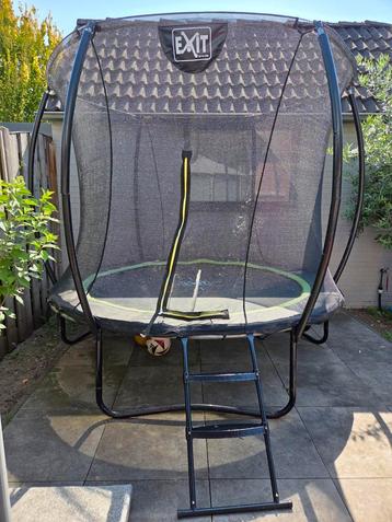 Exit Silhouette Trampoline 244 cm - Zo Goed Als Nieuw! beschikbaar voor biedingen
