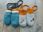 Set van 2 paar wanten Hema grijs en blauw maat 80 / 86, Kinderen en Baby's, Babykleding | Mutsen, Sjaals en Wanten, Wanten, Ophalen of Verzenden