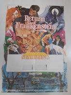 Poster voor Return of Frankenstein met uitsnij voor naam., Rechthoekig Staand, Ophalen of Verzenden, Zo goed als nieuw, A1 t/m A3