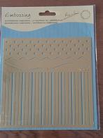 Te koop: Embossingmallen achtergrond van Anja van der Laan., Ophalen of Verzenden, Nieuw, Pons of Mal