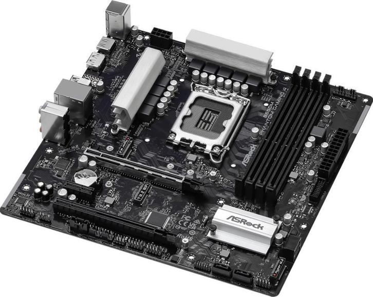 ASRock B660M Phantom Gaming 4 Socket 1700, Computers en Software, Moederborden, Gebruikt, Intel, DDR4, Ophalen of Verzenden