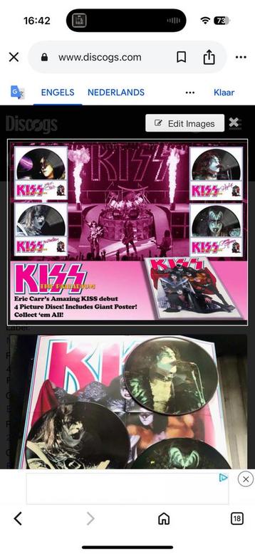 Full live Kiss Palladium 1980 lp 1st show Eric Carr no cd beschikbaar voor biedingen