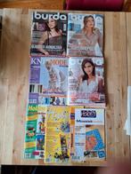 Partij van 3x Burda en 1 Knippie + GRATIS hobbytijdschriften, Hobby en Vrije tijd, Kledingpatronen, Ophalen, Vrouw, Burda