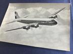 DOUGLAS DC 6 A LIFTMASTER KAART KLM, Verzamelen, Luchtvaart en Vliegtuigspotten, Verzenden, Gebruikt, Kaart, Foto of Prent