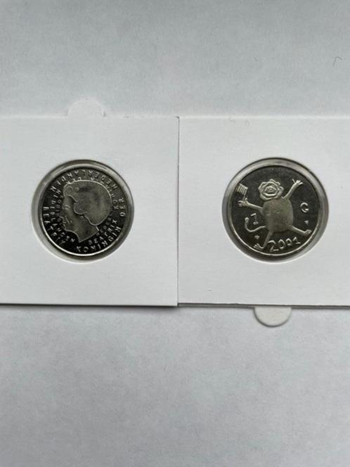 Koninkrijksmunt Nederland 1 gulden 2001, laatste gulden, Postzegels en Munten, Munten | Nederland, Losse munt, 1 gulden, Koningin Beatrix