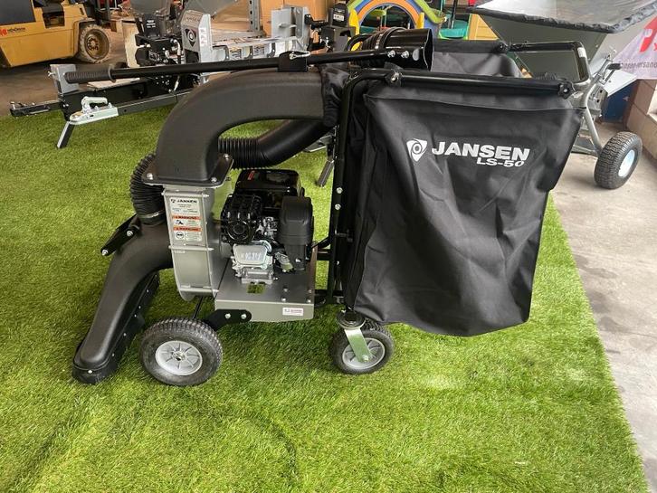 Jansen LS-50 bladzuiger klaar voor gebruik, Tuin en Terras, Bladblazers, Nieuw, Benzine, Met opvangzak, Met zuigfunctie, Ophalen