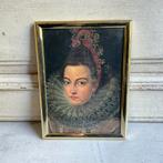 Sale lijst met portret prent nr 2 *tres belle*, Verzenden, Hout, Minder dan 50 cm