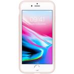 Liquid Silicone Backcover + 9H screenprotector i7+ / 8+_Roze, Verzenden, Nieuw, IPhone 7 Plus, Hoesje of Tasje