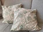 2 kussens, Ophalen of Verzenden, Nieuw, Beige, Vierkant