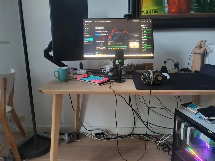 Professionele gaming setup (2080, i7, 240hz), Computers en Software, Desktop Pc's, Zo goed als nieuw, Met monitor, Gaming, Ophalen