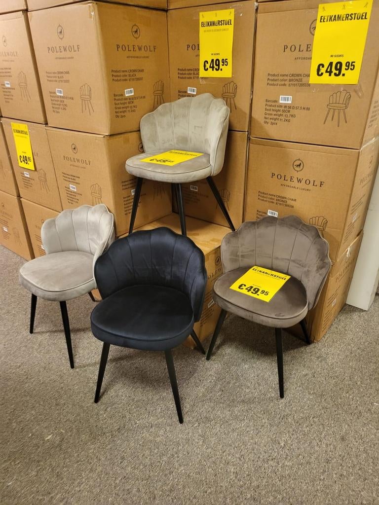 Kroon Stoel - Nu €49.95!, Antiek en Kunst, Antiek | Meubels | Stoelen en Banken, Ophalen of Verzenden