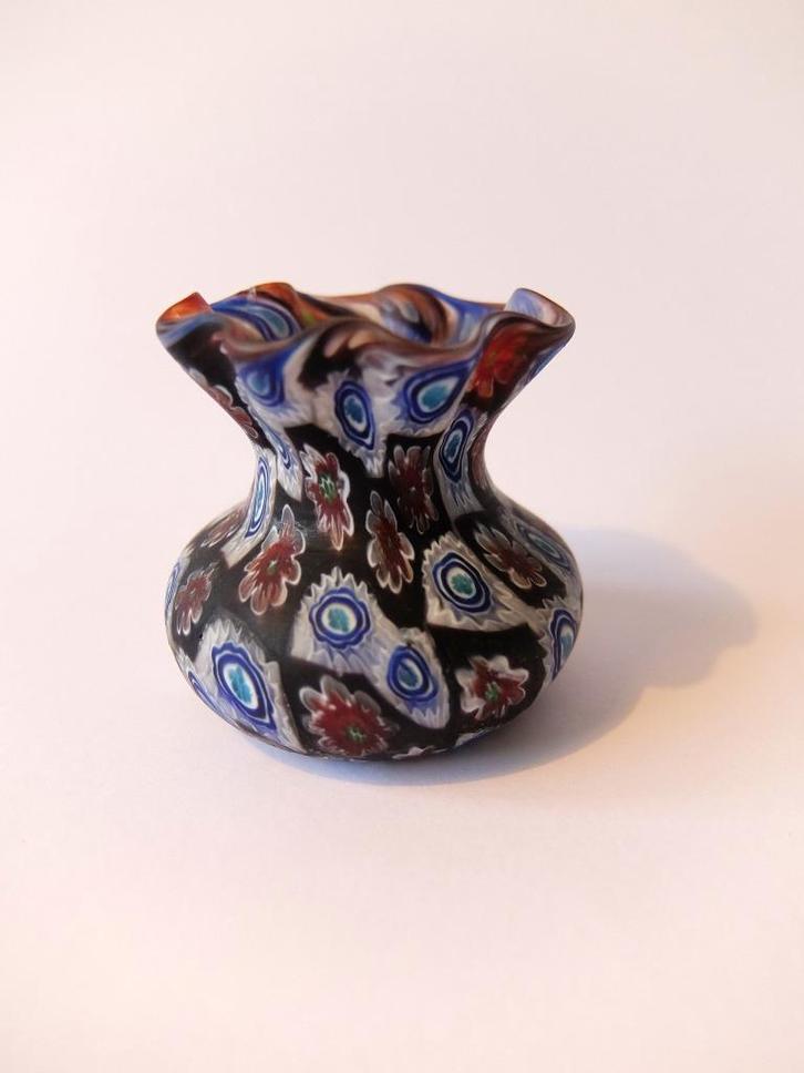 oud Murano vaasje glas Fratelli Toso Italië, Antiek en Kunst, Antiek | Glas en Kristal, Ophalen of Verzenden