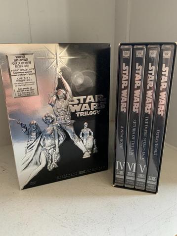 Star Wars Trilogie (4 disc box set) dus met 1 bonus dvd beschikbaar voor biedingen