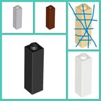 lego pilaren 1x1x3 in 4 kleuren, Ophalen of Verzenden, Nieuw, Losse stenen, Lego