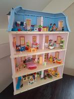 Playmobil dollhouse/poppenhuis 5303 met extra verdieping, Poppenhuis, Zo goed als nieuw, Ophalen