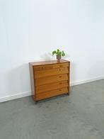Fineer schoenenkast met lades vintage, Ophalen of Verzenden, Gebruikt, Vintage fineer schoenenkast