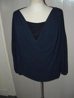 ENVY COLLECTION blouse - top, maat s/m donkerblauw (Voile), Blauw, Ophalen of Verzenden, Zo goed als nieuw, Maat 36 (S)