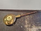 Antieke koperen bedpan bedstoof, Antiek en Kunst, Ophalen of Verzenden