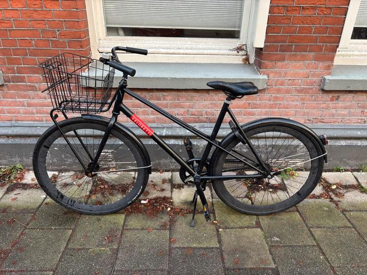 Zwarte Veloretti Cafe Racer - Zo Goed Als Nieuw!, Fietsen en Brommers, Fietsen | Dames | Damesfietsen, Zo goed als nieuw, Overige merken