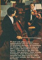 Retro reclame 1975 Panorama muziekinstrument cello viool, Verzamelen, Verzenden, Overige typen