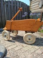 Houten Bolderkar met Luchtbanden - Vintage, Ophalen, Gebruikt
