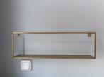 Wandplank 50x8 cm goudkleurig, Ophalen of Verzenden, Zo goed als nieuw
