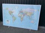 Mooie wereldkaart Bartholomew world wall map., Boeken, Atlassen en Landkaarten, Ophalen, 1800 tot 2000, Wereld, Landkaart