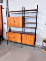 Vintage wandmeubel kast boekenkast wandsysteem, Gebruikt, X, Minder dan 100 cm, 25 tot 50 cm