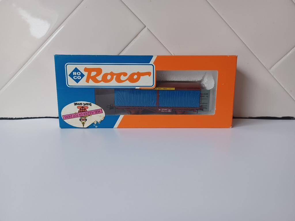 Roco HO 46220 Wagon - Goederenwagon, Gelijkstroom, Wagon, Ophalen of Verzenden, Roco