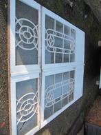 350hx260br Dubbele deuren bovenlicht ijzeren roedeverdeling, Ophalen