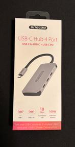 Usb c hub 4 port sitecom nieuw en ongeopend., Computers en Software, Dockingstations, Ophalen of Verzenden, Nieuw, USB-hub, Sitecom