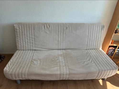 IKEA slaapbank, Huis en Inrichting, Slaapkamer | Slaapbanken, Gebruikt, 140 cm, 200 cm, Tweepersoons, Beige, Ophalen