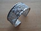 zilveren manchet klem armband [144], Verzenden, Zo goed als nieuw, Zilver, Zilver