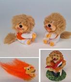 Diverse oranje leeuwtjes, knijpknuffel, beeldjes, 4 stuks, Ophalen of Verzenden, Zo goed als nieuw, Overige typen
