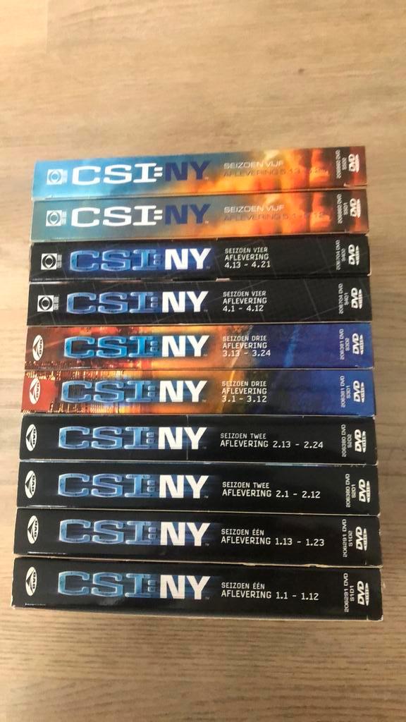 Complete serie CSI New York seizoen 1 tm 5 ,30 stuks, Cd's en Dvd's, Dvd's | Tv en Series, Gebruikt, Actie en Avontuur, Vanaf 12 jaar