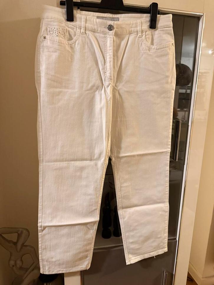 Zerres Jeans Wit Maat 46, Kleding | Dames, Grote Maten, Zo goed als nieuw, Broek of Spijkerbroek, Wit, Ophalen of Verzenden