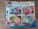 My Little Pony puzzel set puzzels van 4st, Ophalen of Verzenden, 10 tot 50 stukjes, Zo goed als nieuw, 4 tot 6 jaar