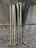 8 rvs reling staanders scepters 1 meter 25mm, Ankeren en Afmeren, Gebruikt, Ophalen of Verzenden
