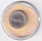 Curacao 1/10 Gulden 1947 Zeer Goed, Postzegels en Munten, Munten | Nederland, Verzenden, Zilver, 10 cent, Koningin Wilhelmina