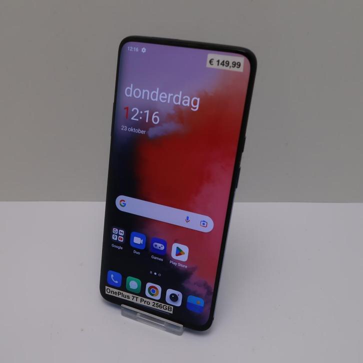 OnePlus 7T Pro 256GB Dual Blue | in Redelijke Staat, Telecommunicatie, Mobiele telefoons | Overige merken, Zo goed als nieuw