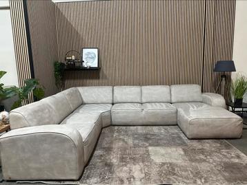 “GRATIS LEVERING” Grote velvet hoekbank! 350x275 beschikbaar voor biedingen
