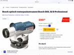 Bosch waterpasinstrument in koffer, Gebruikt, Ophalen of Verzenden