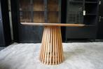 Eettafel Japandi Acacia Hout Rond 120cm, Rond, Nieuw, Ophalen of Verzenden, Savoire
