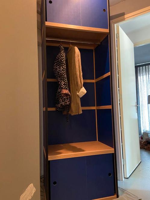 Kewlox kledingkast blauw, Huis en Inrichting, Kasten | Kledingkasten, Gebruikt, 200 cm of meer, 50 tot 100 cm, 25 tot 50 cm, Met deur(en)