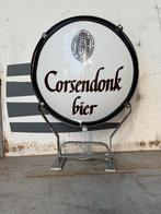 Corsendonk Bier Lichtbak - Originele Gevelreclame, Verzamelen, Biermerken, Ophalen of Verzenden, Gebruikt, Reclamebord, Plaat of Schild