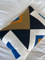 Sissyboy Kussen Geometrisch retro vintage print, Ophalen of Verzenden, Zo goed als nieuw, Blauw, Vierkant