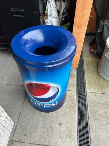 Pepsi Vuilnisbak - Metaal - 74cm Hoog beschikbaar voor biedingen